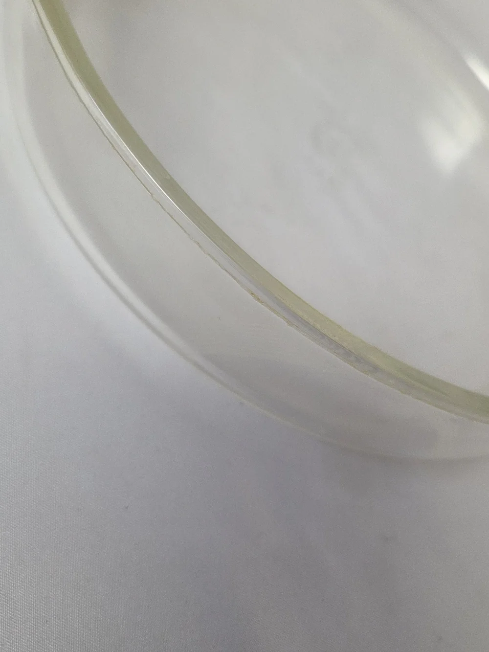 Vintage Pyrex‎ #221 Clear Glass Round Handled Casserole Baking Dish 8.25